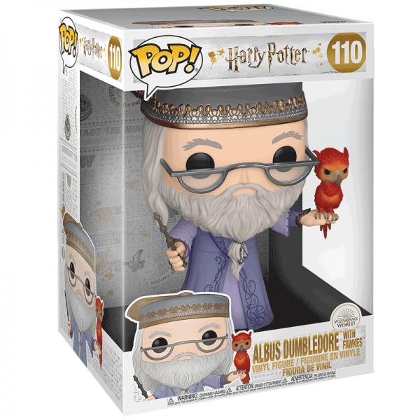 FUNKO POP! - Harry Potter - Wizarding World Albus Dumbledore with Fawkes #110